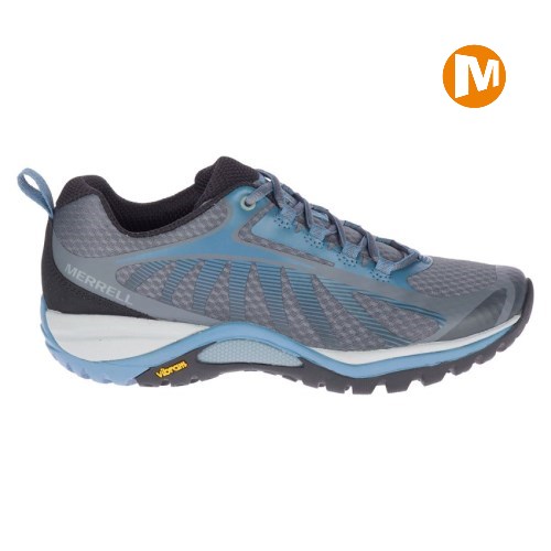 Merrell Siren Edge 3 Wanderschuhe Damen Grau/Blau [DE-AIRVZ]